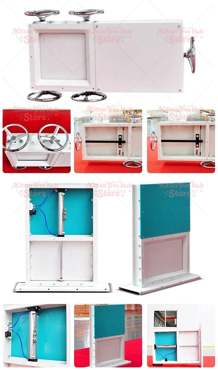 High Precision Pneumatic Gate Valve Damper Electrical Gates