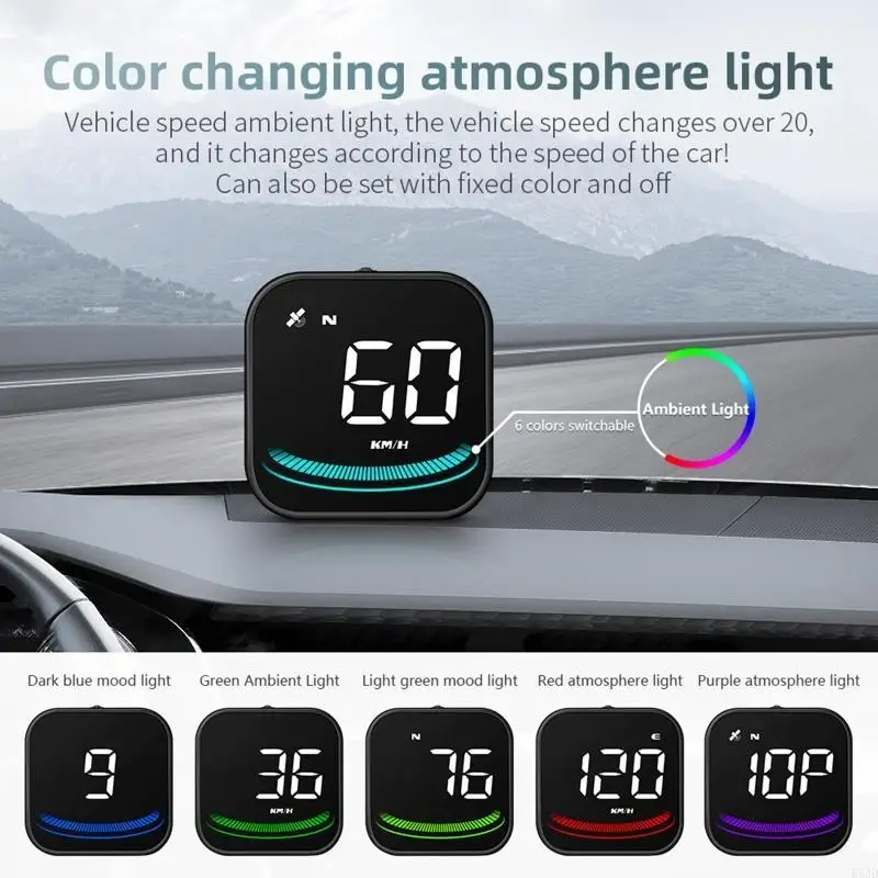 

R53D Car Electronics Head-Up Display HUD Projector Digital Speed Warning Alarm Meter