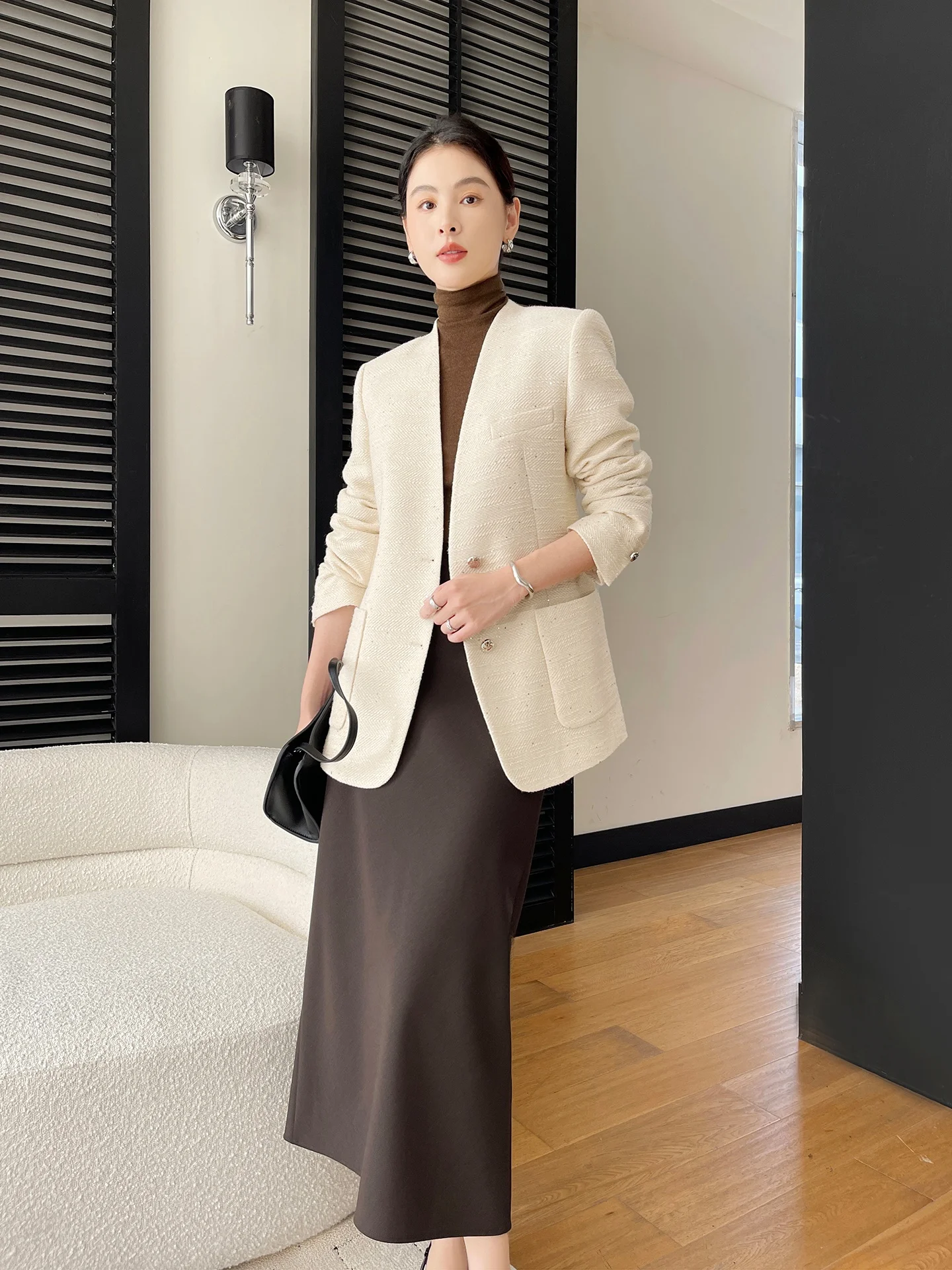 

Женские легкие роскошные персонализированные часы iny Bead Jaet, всесезонные, осенне-зимние, из полиэфирного волокна