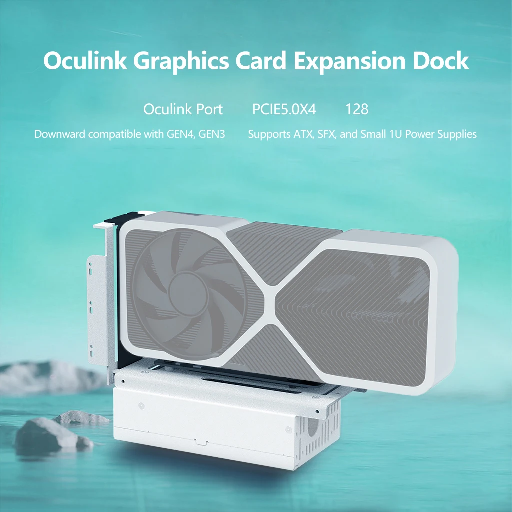 DOCK-OC7W PCIe5.0 X4 EGPU Oculink External Graphics Card Dock for GDP Laptop M.2 External Docking Station 8611 Direct Connection
