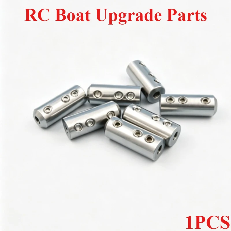 

1PCS Precision Stainless Shaft Steel Coupling 3.17 4 5mm Motor Connector Propeller Coupler Adapter for RC Boat