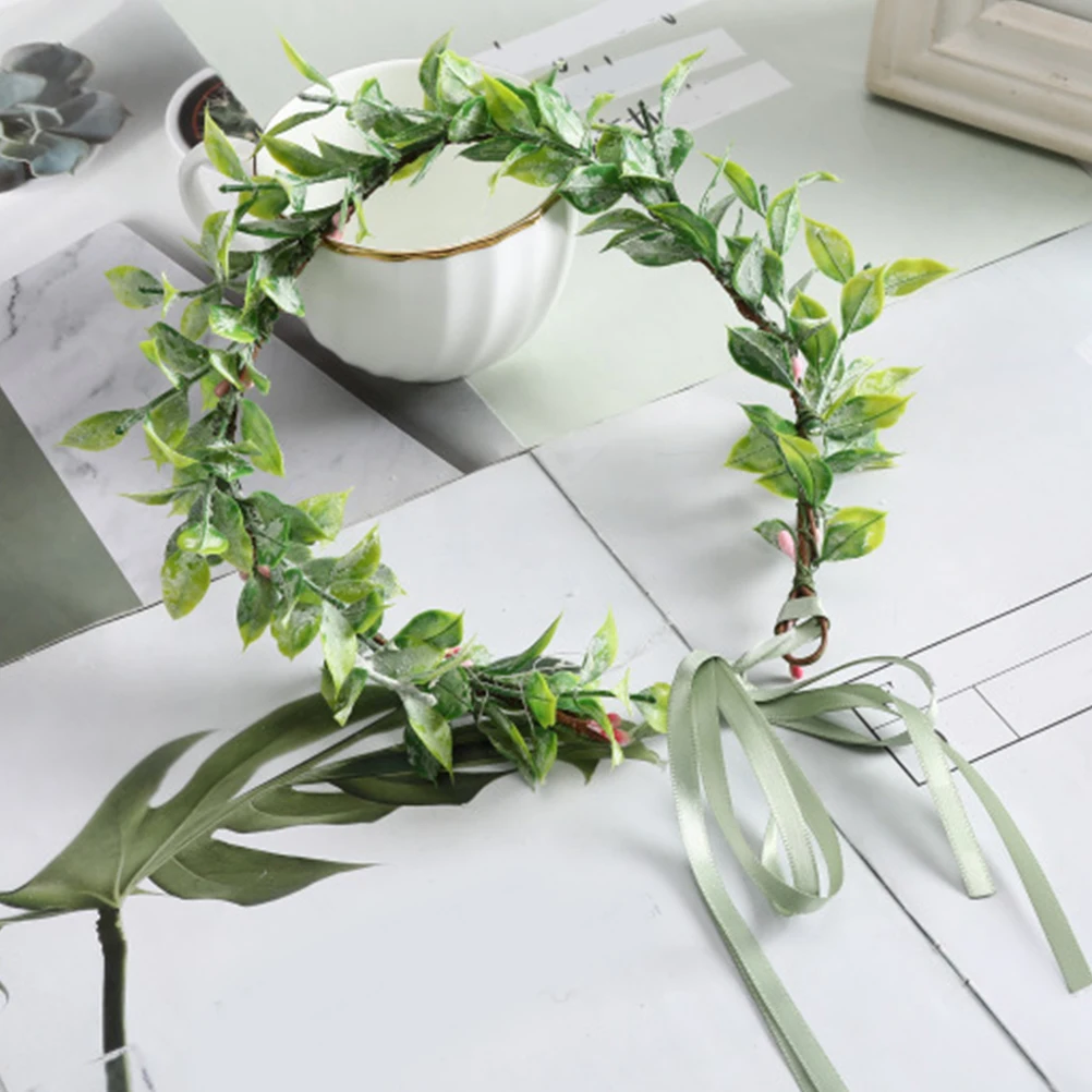 

Flocking Bridal Headdress Women Wreath Headwear Durable Lightweight Hair Accessories Wedding Party Annual Meeting Dresses Shirts