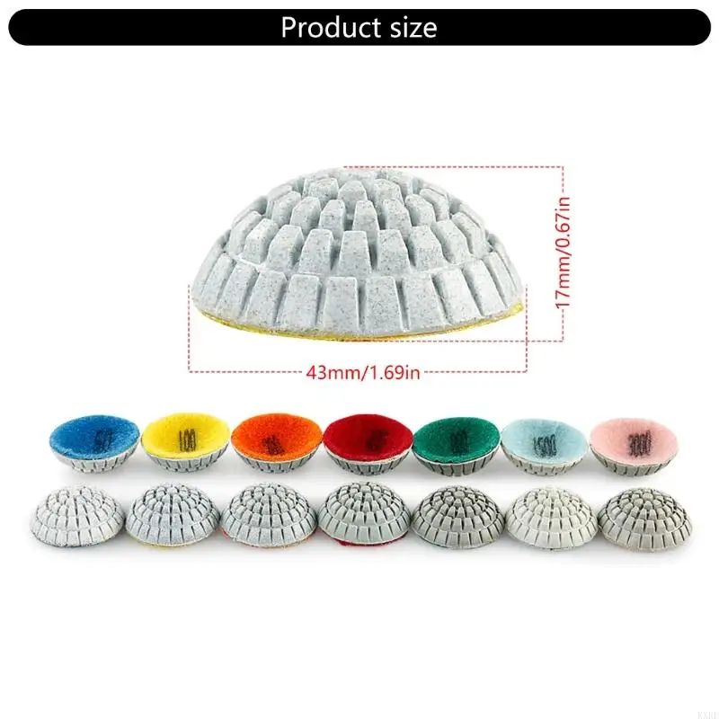 Đĩa đánh bóng đánh bóng hình bát 2 inch cho đá granit kxre kxre