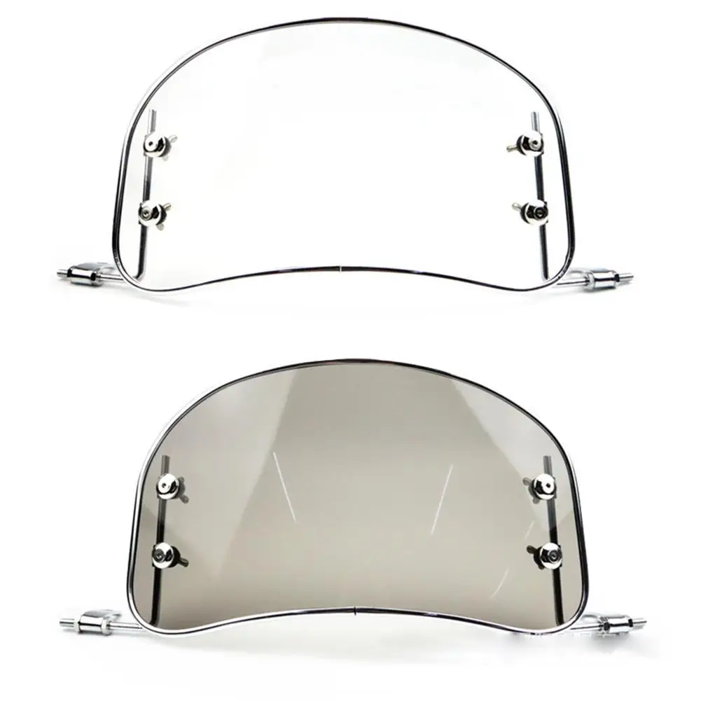 Retro Motorcycle Windshield Front Wind Deflector Windscreen Modified Accessories For Scooter E-bike Electromobile Universal