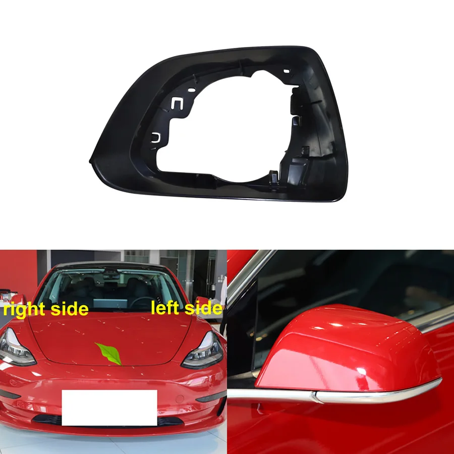 

For Tesla Model 3 2018 2019 2020 2021 2022 Car Accessories Outer Rearview Mirror Frame Side Rear View Mirrors Cover Lid Shell