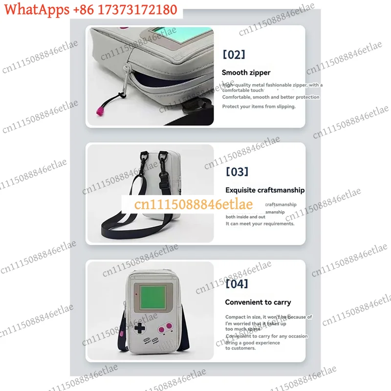 EVA Game Console Shaped Shoulder Bag Small Messenger Bag For Everyday Use Purse For Game Enthusiasts