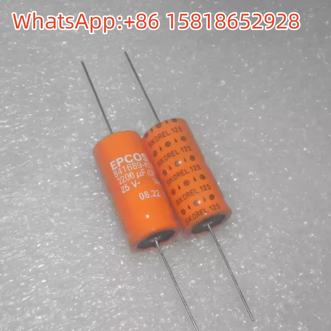 2pcs EPCOS Q Grade 25V 2200UF Automotive Copper Lead High-Temperature Filter Electrolytic Capacitor B41689K5228Q1