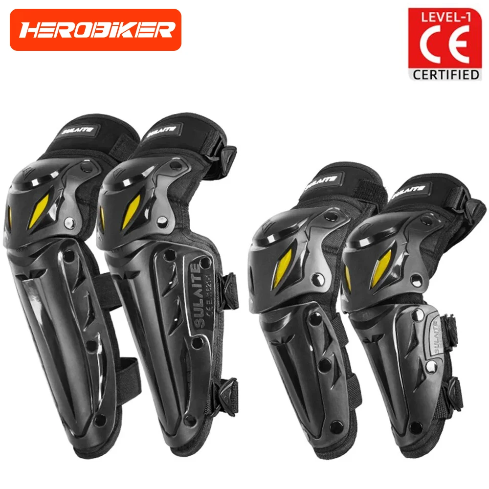 

Motorcycle Knee Pad Elbow Equipment Motocross Knee Pads Outdoor Sport Motocross Knee Protector Safety Guards