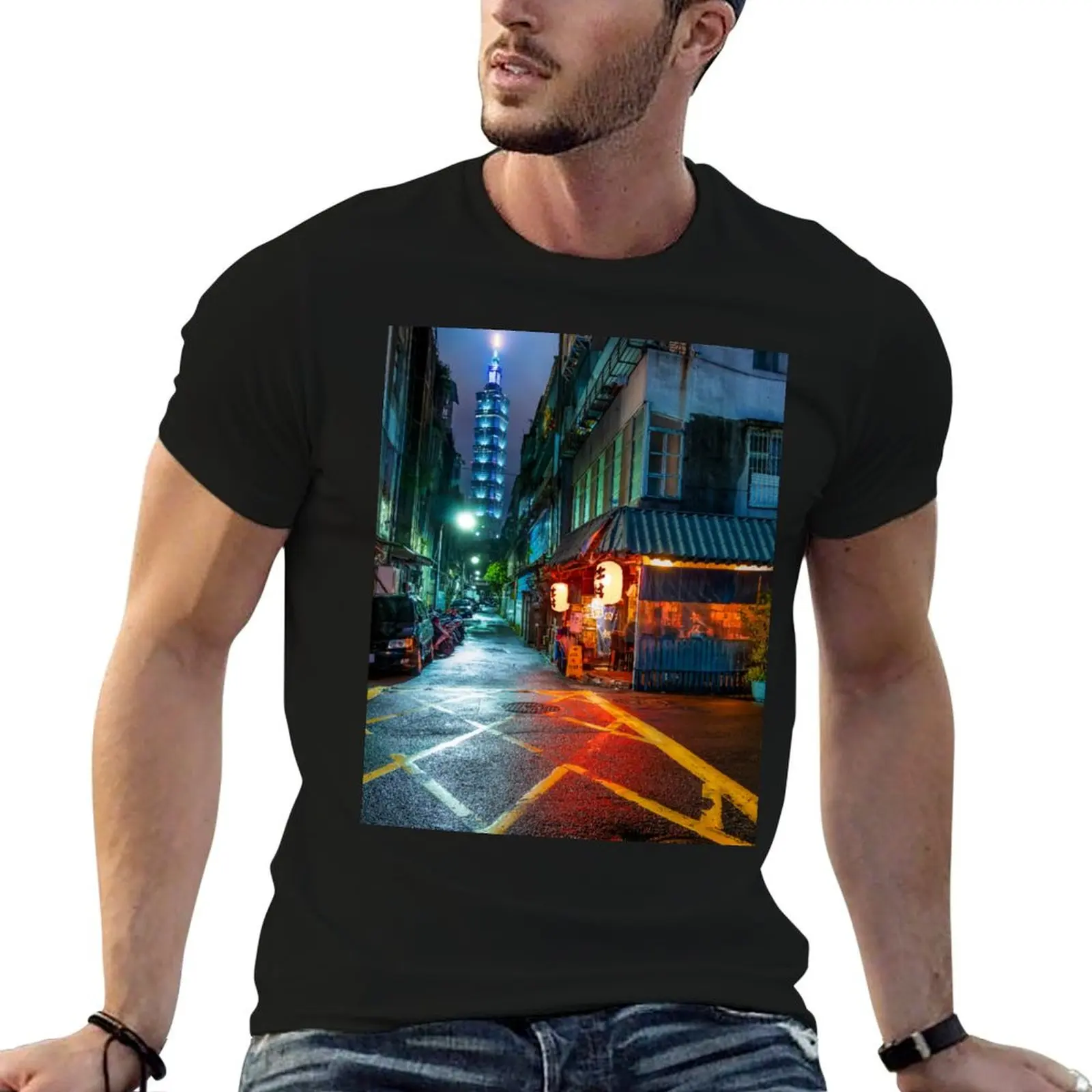 

A Night in Taipei T-Shirt funny t shirts cotton cotton t shirts high quality T-Shirt