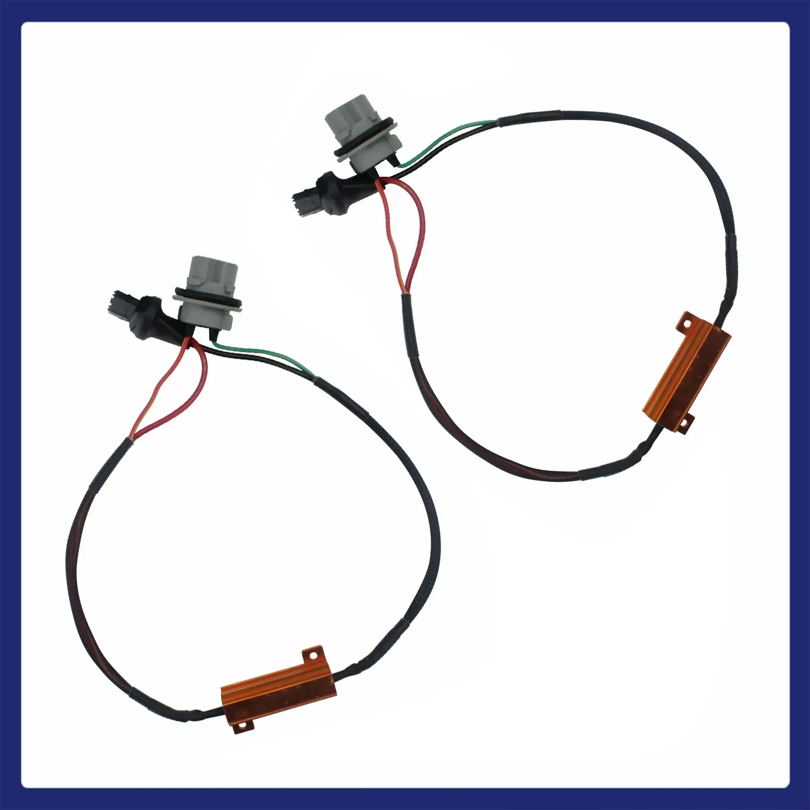 

2 шт. T20 582 7440 W21W светодиодный жгут проводов резистора нагрузки Canbus без ошибок