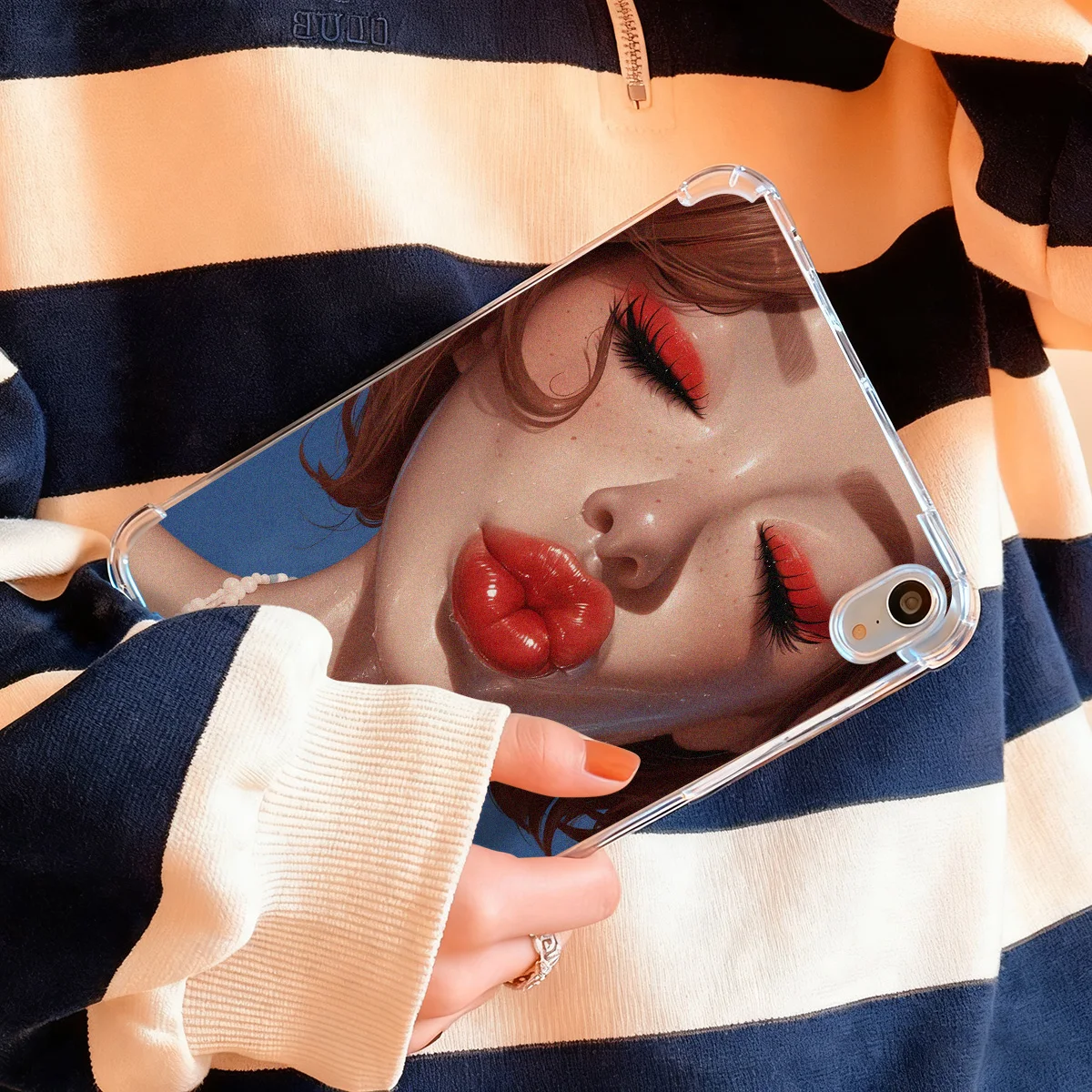 جرافيتي مضحكة لجهاز iPad Pro 11 2024 2022 2021 For Air 6 5 4 3 10th 10.9 7th 10.2-10.5 Mini 6 9.7 بوصة حافظة حماية ناعمة للكمبيوتر اللوحي #3