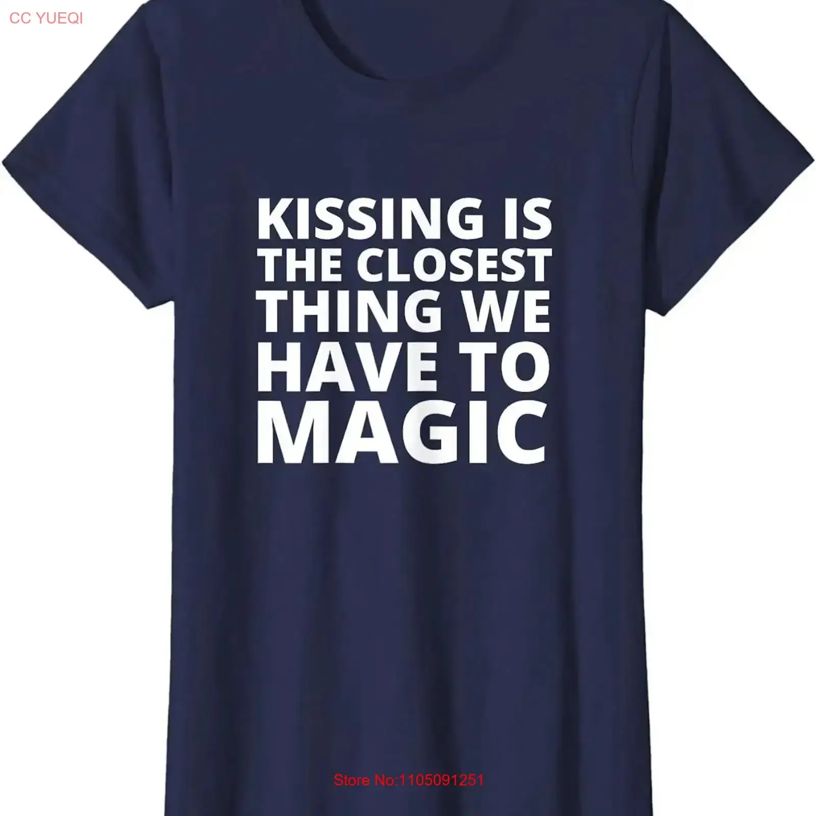 

Kissing Is The Closest Thing We Have To Magic Женская футболка с круглым вырезом винтажная стираная мягкая эластичная дышащая стильная футболка