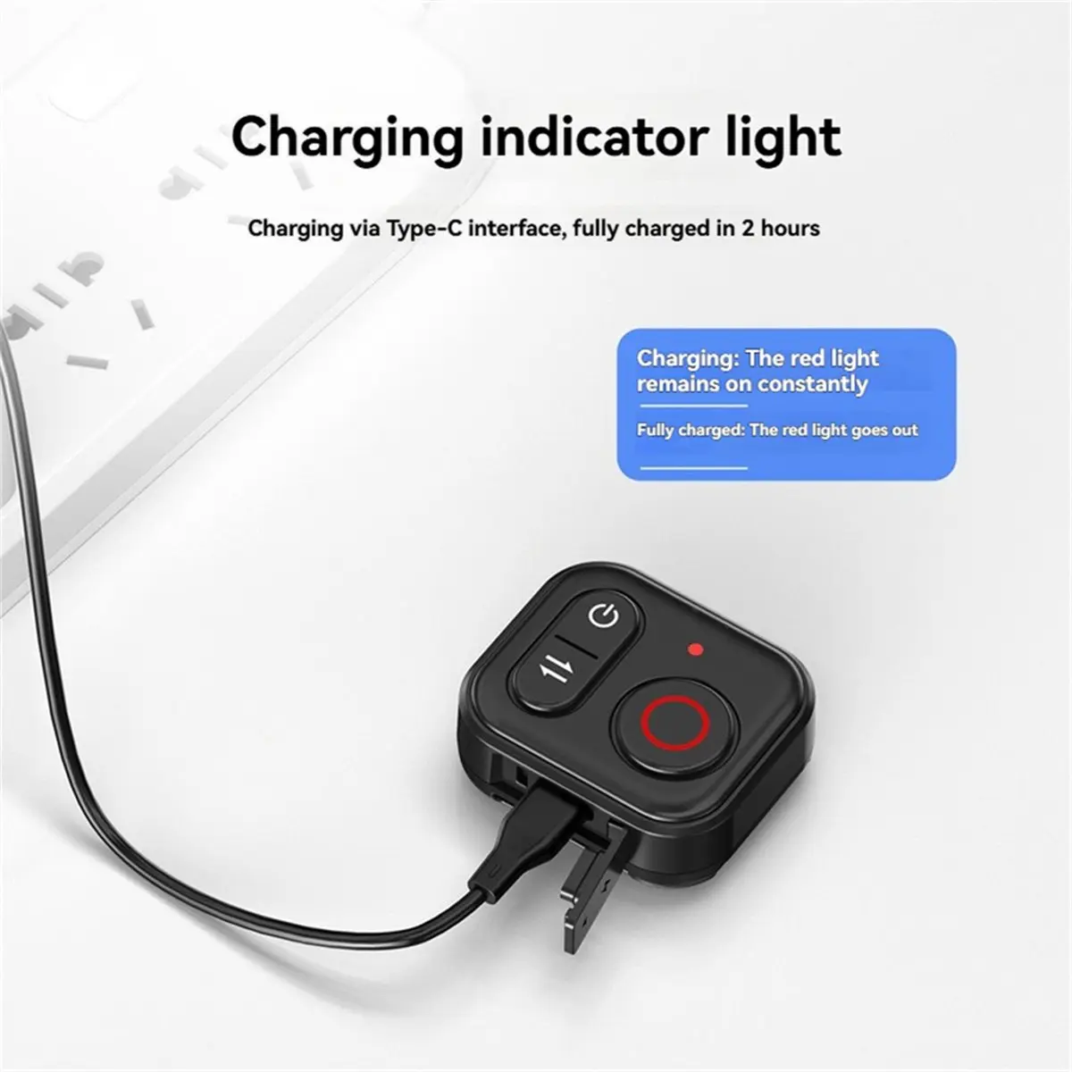 A06R Wireless Bluetooth Remote Control for DJI Action6/5 Pro/4/OSMO 360 Shoot Controller Action Cam Shutter