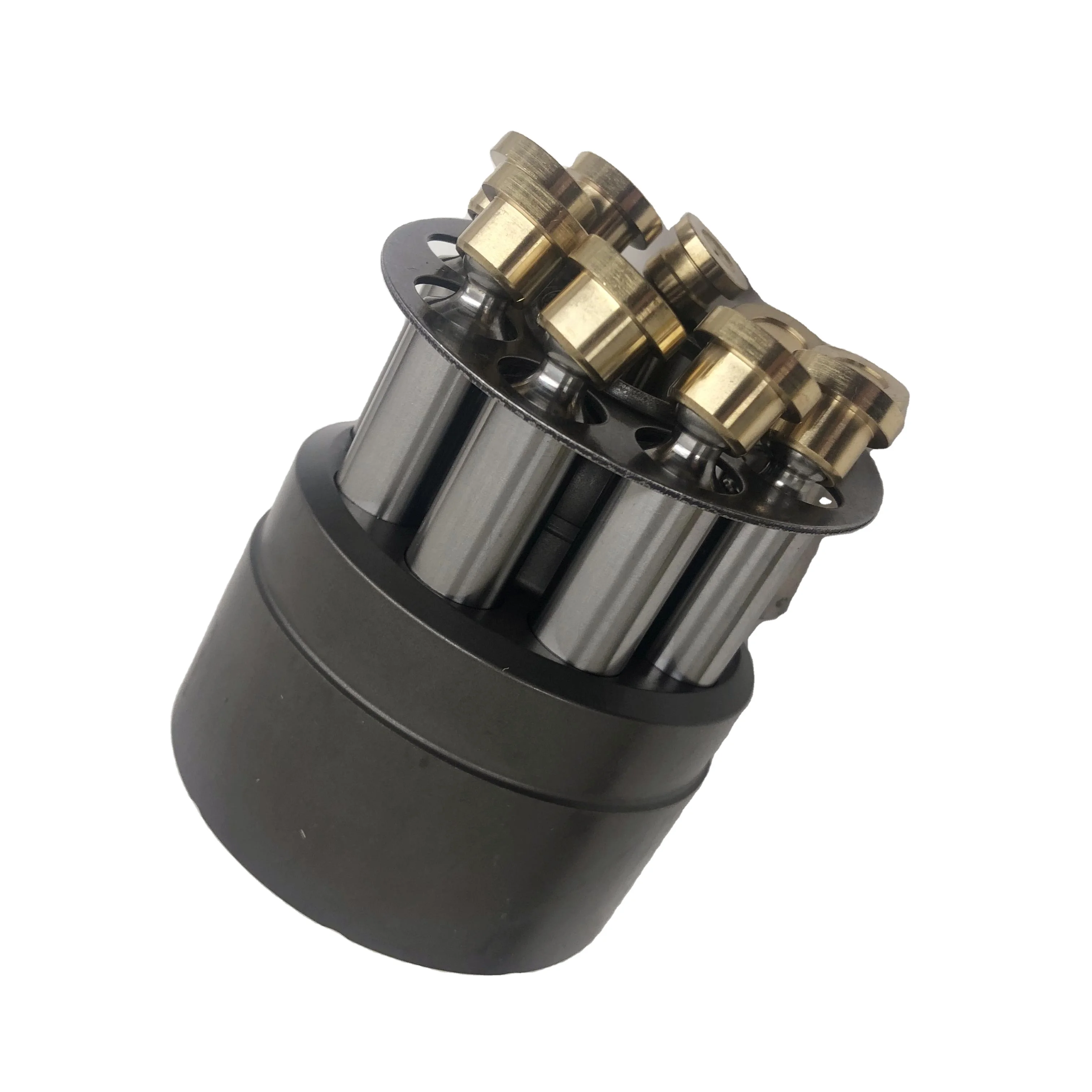 Conjunto de Caja de Cambios del Motor, Conjunto de Bloque de Cilindros HST Rotatorio, Conjunto de Rotor TC220-58400 para Cosechadora Kubota DC70
