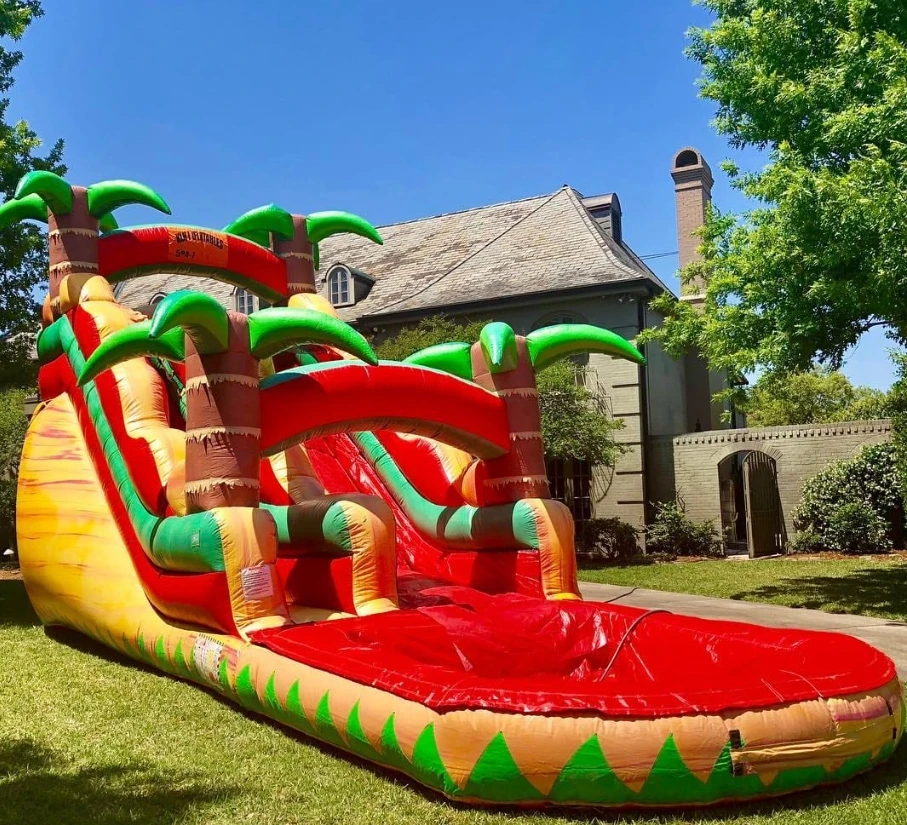 

High Quality Inflatable Water Slide In Play Equipment Wate Slides Backyard Commercial slide With Pool