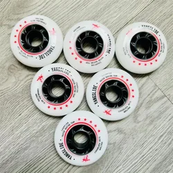 [72mm 76mm 80mm] Slide Skating wheel with 90A Hardness, Blue Purple Pink Durable PU small frosted surface