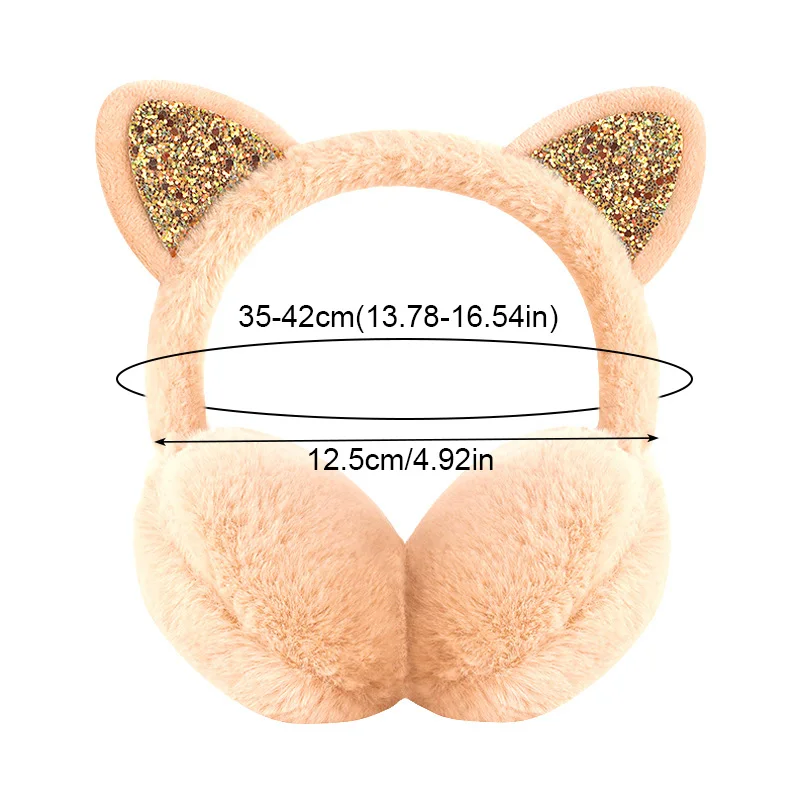 New Child Warm Earmuffs Faux Fur Ear Cover Children Winter Headwear Ear Muffs Plush Thicken Kids Girls Fluffy Windproof Earmuffs