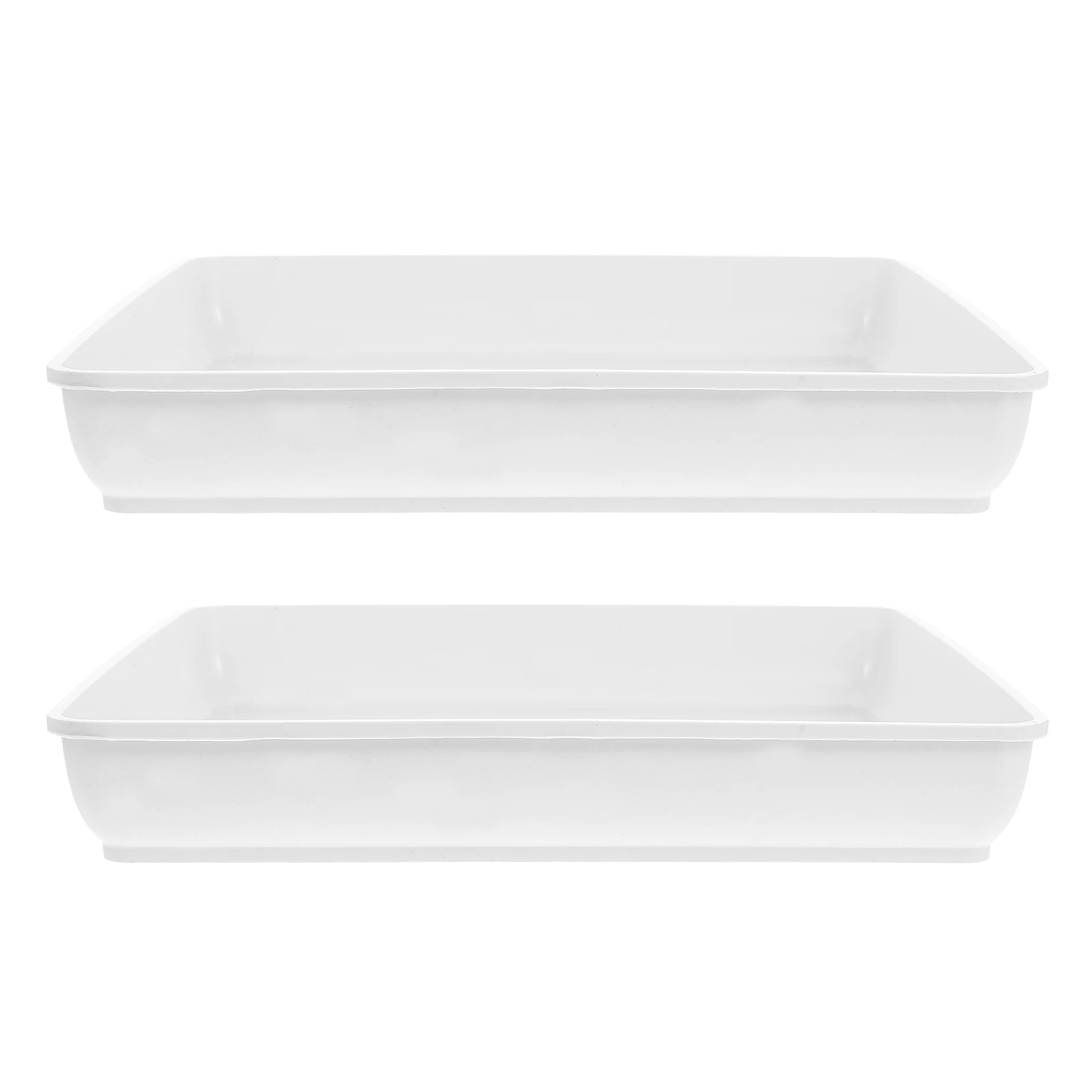 

2Pcs Bird Water Bowls Plastic Replacement Bird Feeder Insert Bowls Weather Resistant Outdoor Birdbath Water Trays