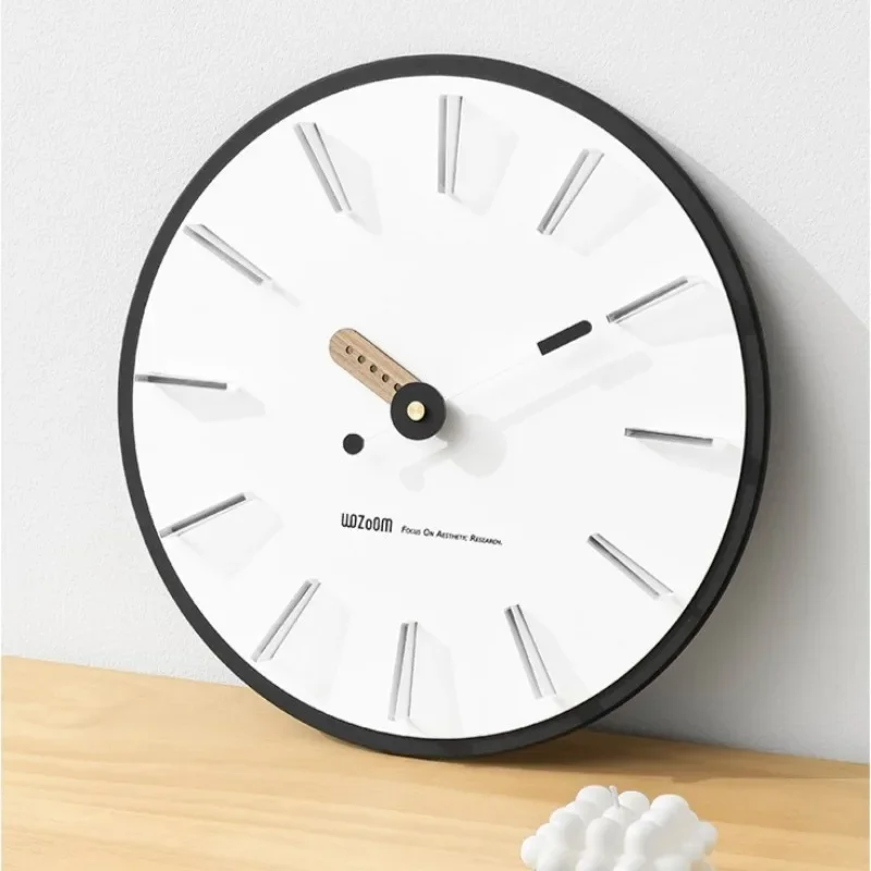 Decorative Wall Clock Modern Art Wall Watch Luxury Aesthetic Mural Clocks Minimalist Silent Elegant Living Room Watches Decor