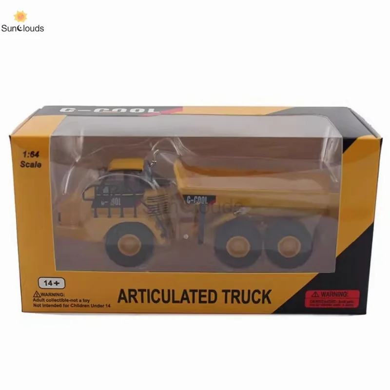 Alloy engineering vehicle Model 1:64 Articulated Dump transport loading and unloading truck simulation vehicle model 80006 Die