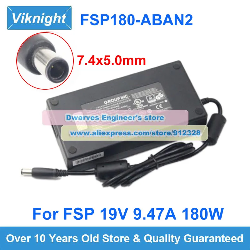 

Genuine 19V 9.47A Laptop Adapters FSP180-ABAN2 Charger for FSP Power Supply Charger Adapter 7.4 x 5.0mm