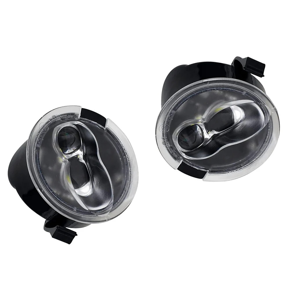 2pcs LED Side Mirror Puddle Lights 5F1Z-13B375-A For Ford Edge Expedition Explorer F-150 Fusion For Lincoln MKS MKT MKX Mercury