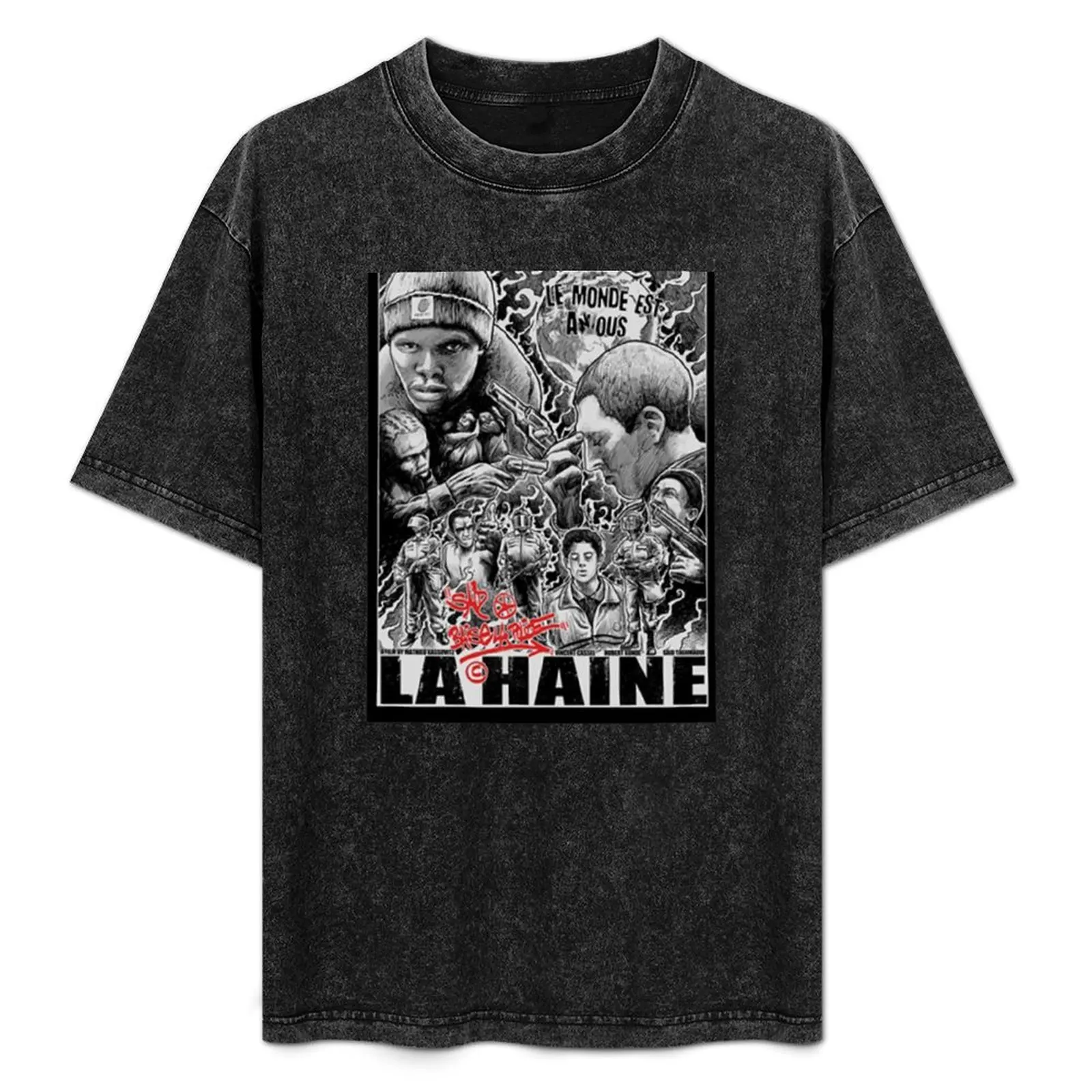 la haine police acab urban french film urban T-Shirt gifts for boyfriend valentines clothes t shirts for men pack