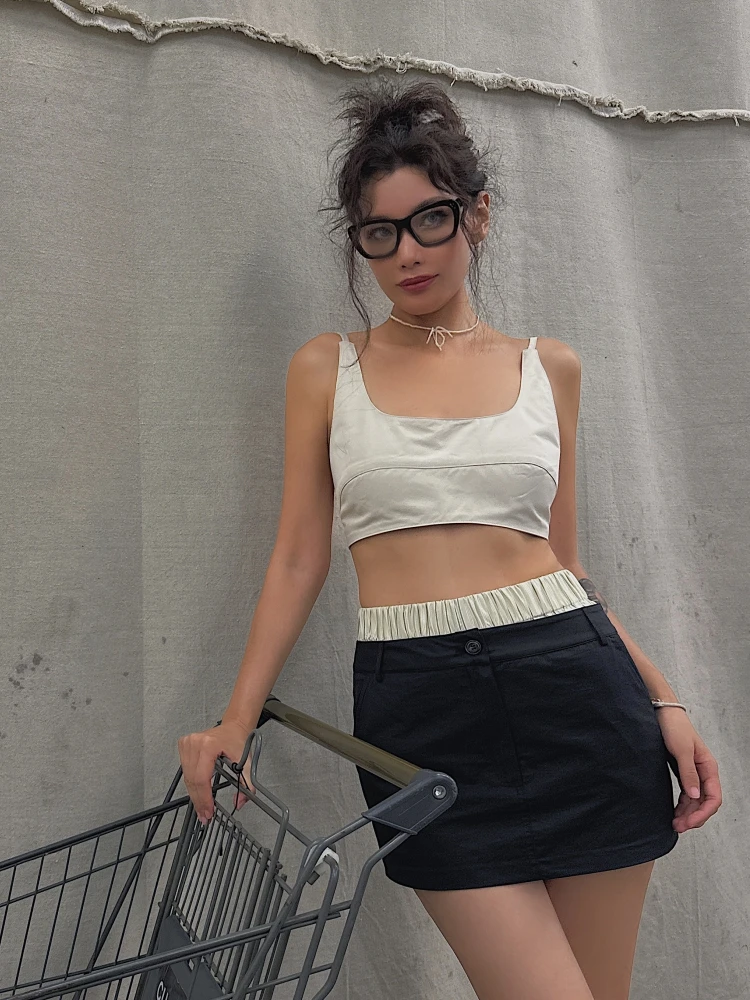 

Лимитированная серия: Высококачественный регулируемый топ-жилет с двойным слоем поддержки спины, квадратным воротником и бежевым цветом для повседневной носки