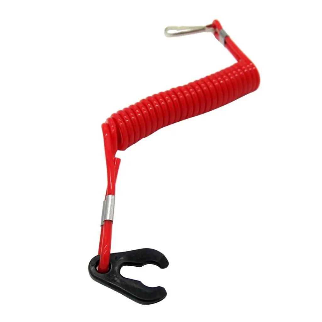 

Universal Boat Outboard Engine Motor Kill Stop Switch- Safety Tether Lanyard,