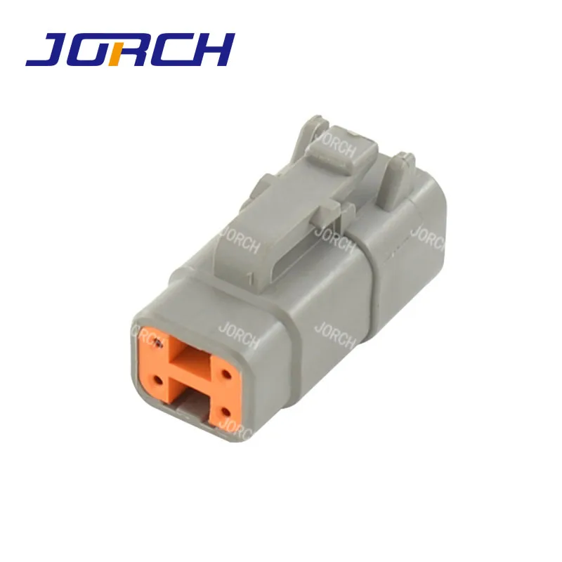 DTM06-4S 4 Way Heavy truck excavator Automotive Electrical Connector Deutsch DTM Series Wire harness Connector s DTM06-4S