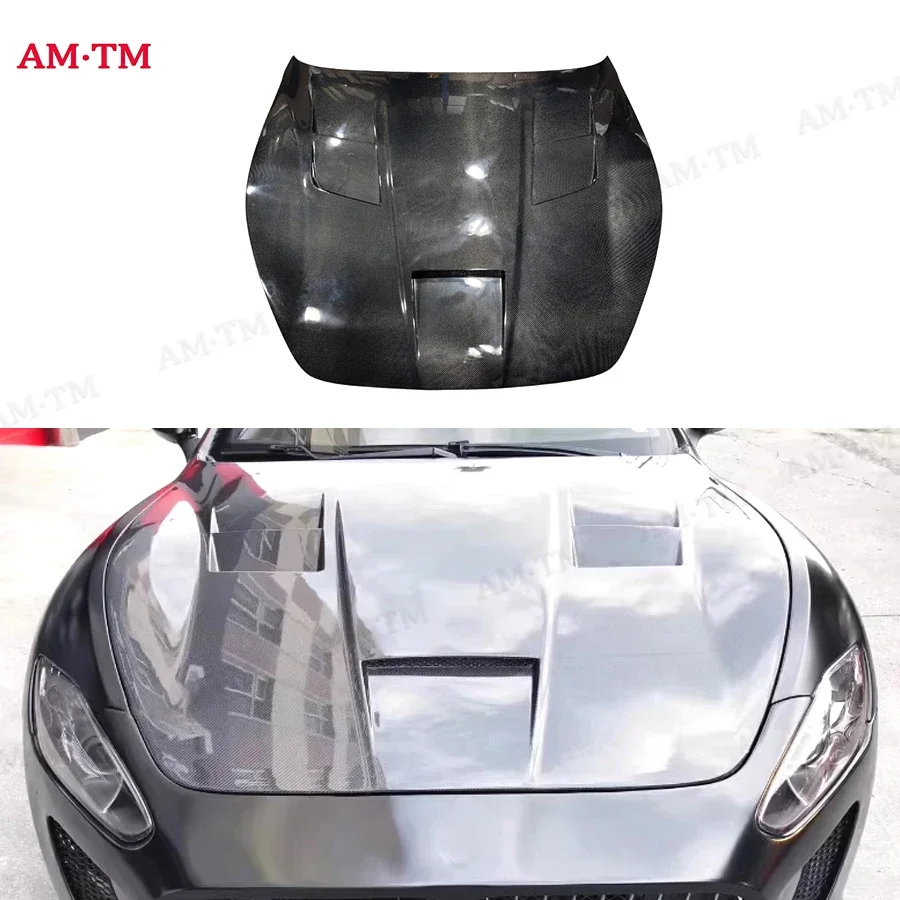 

D Style for Maserati Granturismo GT GTS High Quality Real Carbon Fiber Engine Hood Vent Bonnet 2005-2017 Bodykit