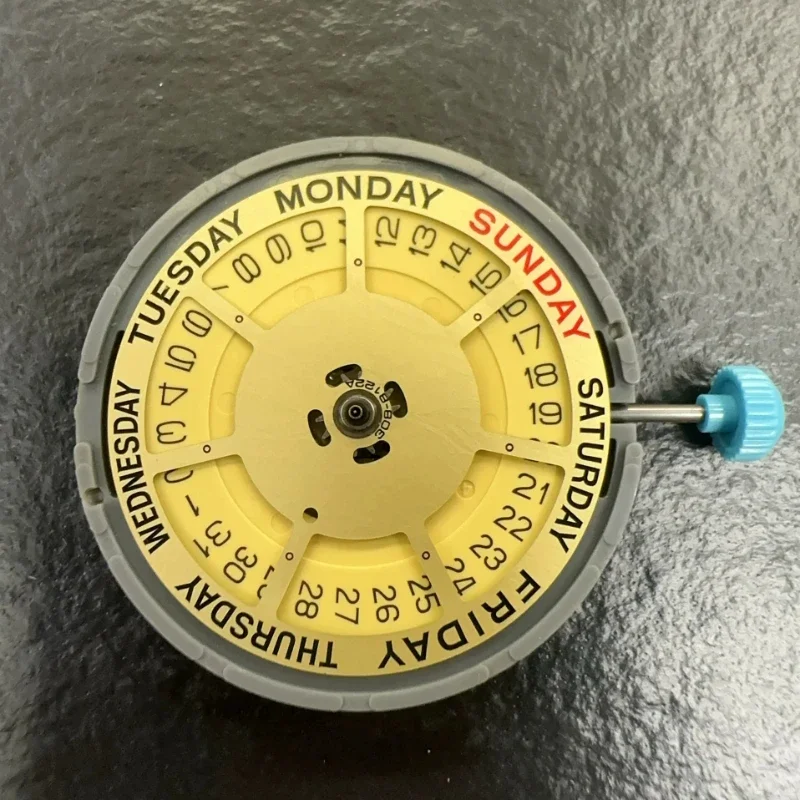 Watch movement accessories 6M55 movement three-hand calendar plate original new movement ultra-thin