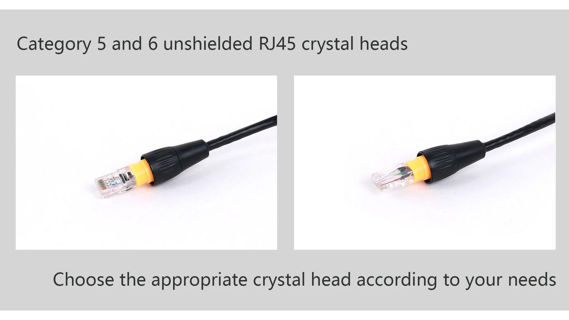 0,3 M-100 M 1 PC CAT6 RJ45 Bühne EtherCON Verlängerung Ungeschirmtes Kabel Outdoor & Indoor LAN Netzwerk UTP Kabel mit Zinklegierung Stecker – Detail 7