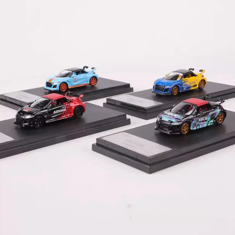 

Mortal масштаб 1:64 Honda S660 кабриолет из сплава, имитация модели автомобиля, статическая коллекция, украшенные праздничные игрушки, сувенирный подарок