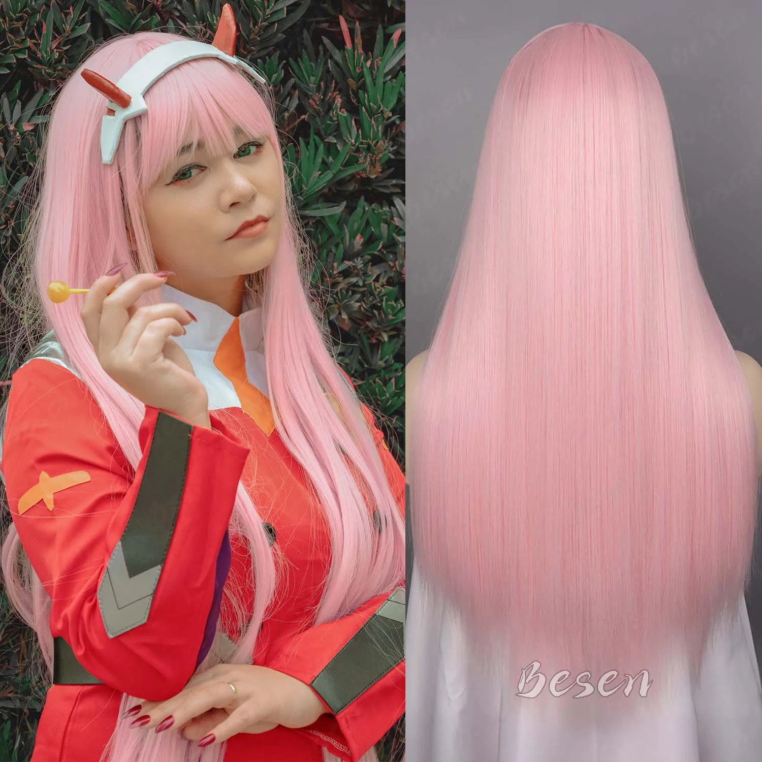 

Synthetic Long Straight Wig with Bangs for Women Long Silky Wig for Girls Daily Party Lolita Halloween Cosplay Wig, Anime Wig
