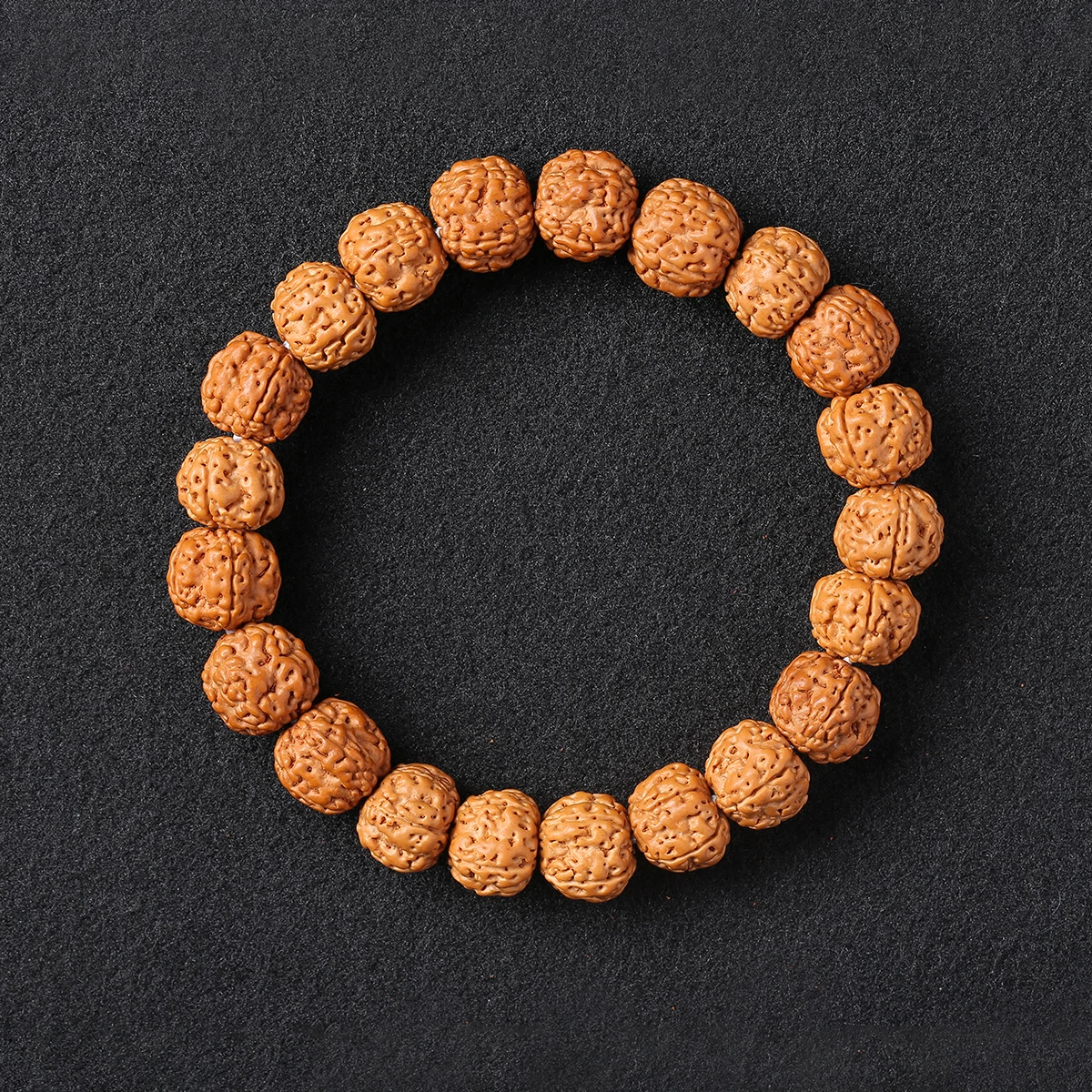 JD Natural Rudraksha Seed Protection Bracelet Adjustable Prayer Beads for Positive Energy & Good Luck Spiritual Meditation Gift view 4