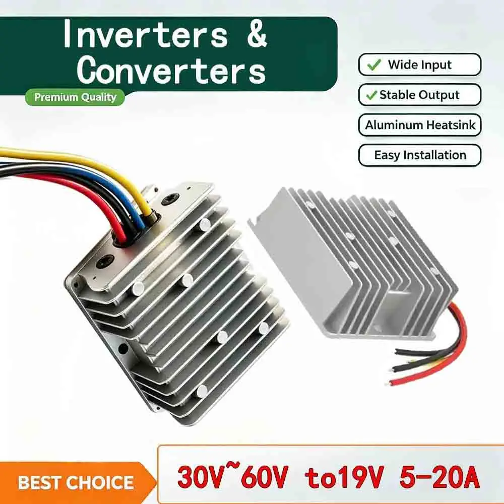 30V~60V to19V5-20A step down 42v 34v 50v 36v 46v 48v 54v supply power dc dc converter buck Good quality