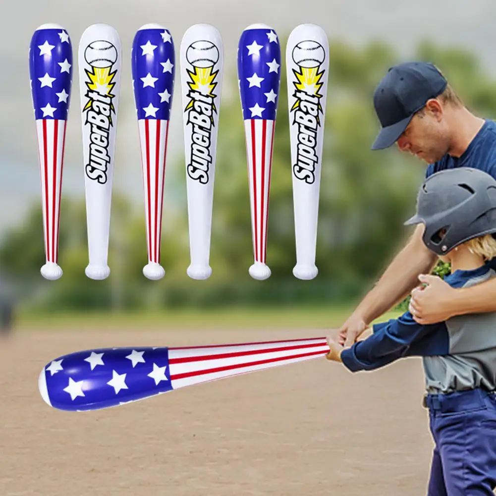 Inflatable Hammer Airtight Clear Print Portable Handheld Anti-crack Recreational PVC American Flag Inflatable Balloon Stick for