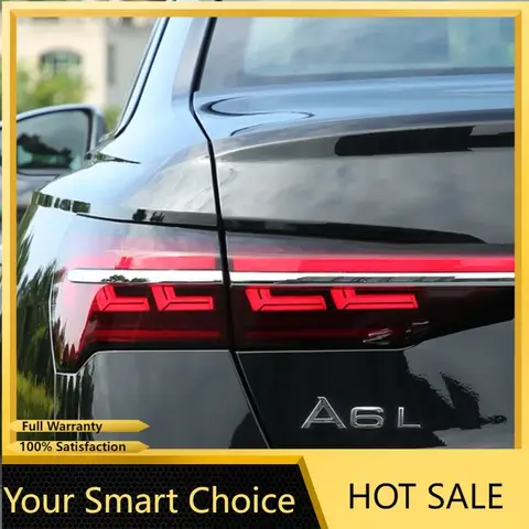 아우디 A6 A6L C8 2019-2022 차량 업그레이드용 플러그 앤 플레이 자동 후미등 어셈블리 LED 다이나믹 스루 테일램프 액세서리