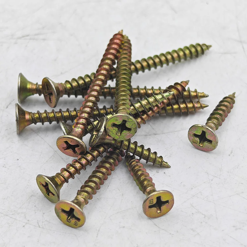 M3 M3.5 M4 M5 M6 Zinc Plated Phillips Countersunk Head Self-tapping Wood Screws Long