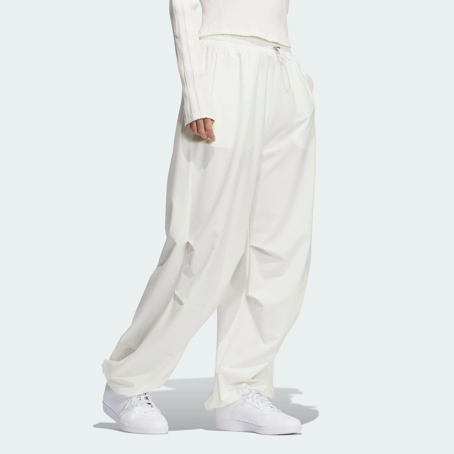Adidas genuine 2025 summer edition women's woven simple loose pants KB7597
