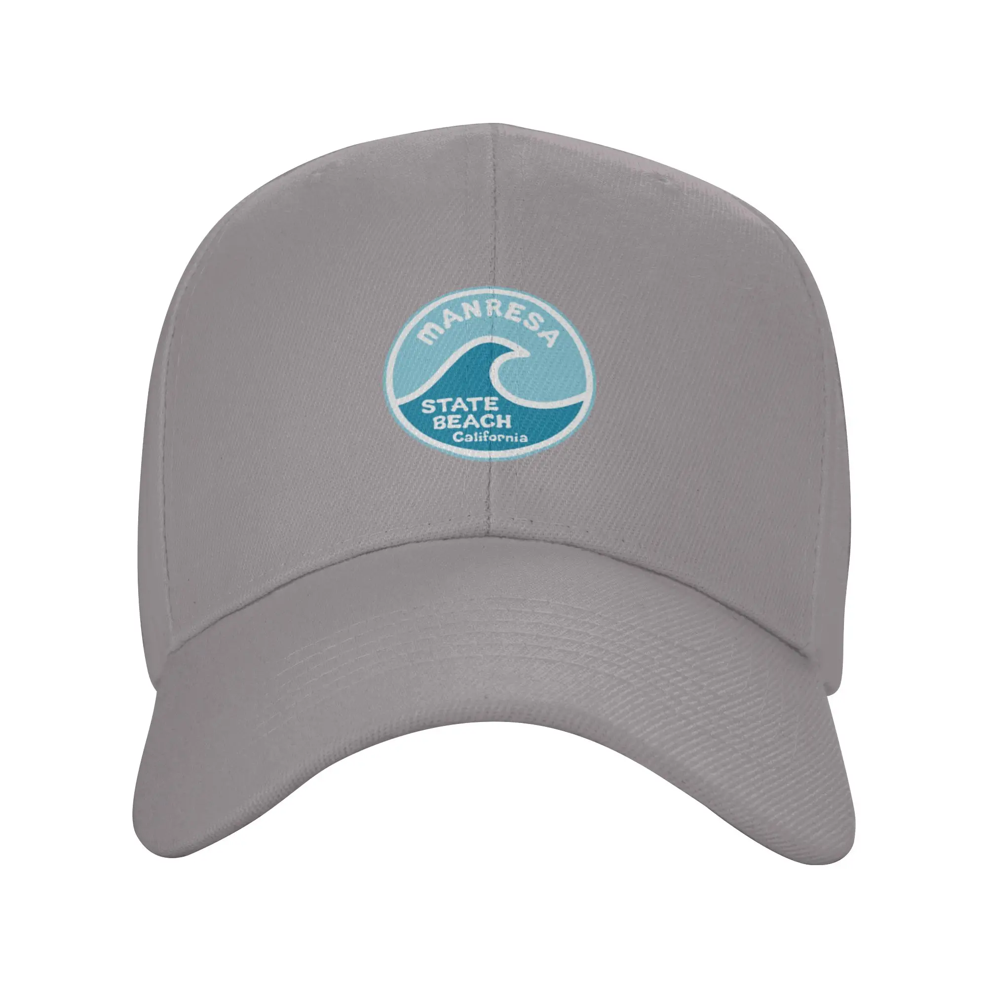 Hot Sale Manresa State Beach California Wave Baseball Cap  Minimalist Hats For Men  Summer Travel Hats For Men