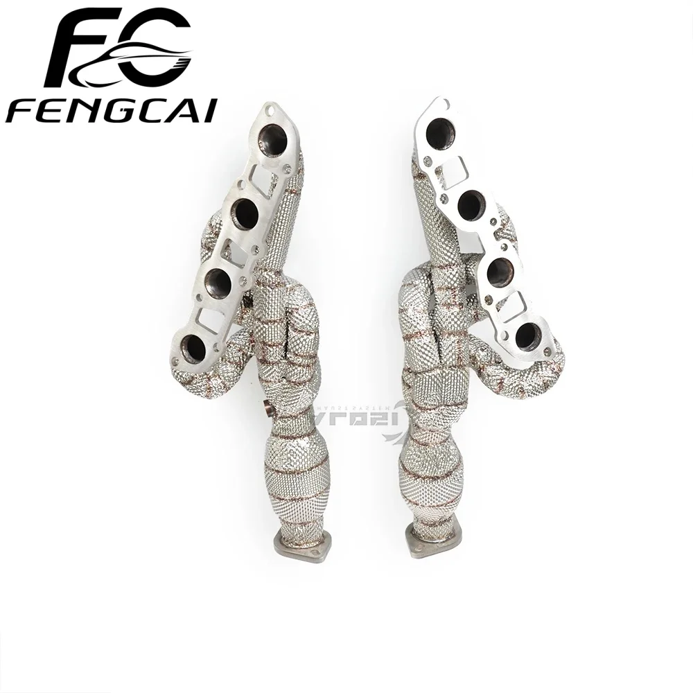 

High quality exhaust manifold suitable for 2008-2014 Lexus ISF 5.0 V8 stainless steel exhaust downpipe heat shield modification