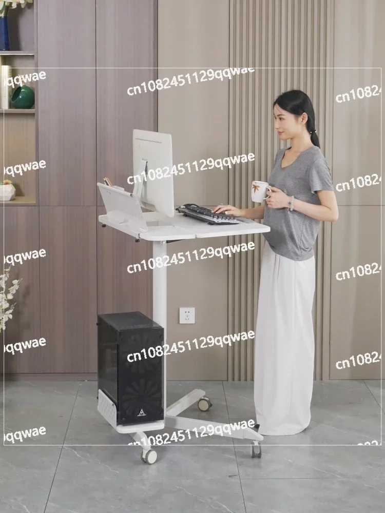 

Mobile Lift Workbench Standing Office Computer Desk Small Unit Children's Learning Desk