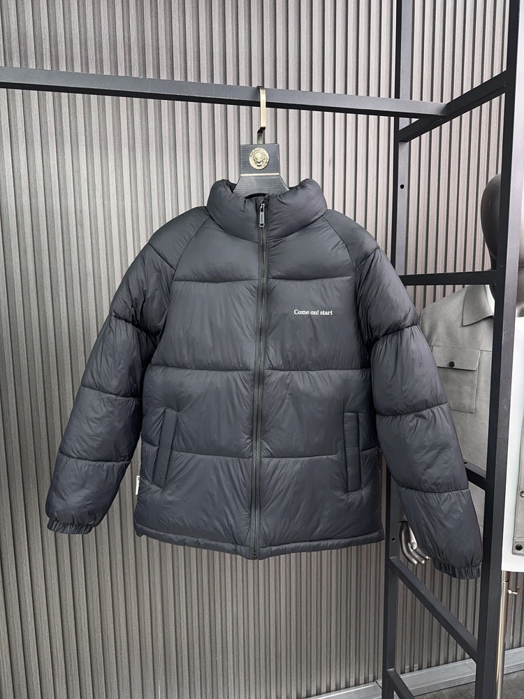 

Svip Sli Warmth Studded Bread Sle Jaet Зимняя мужская модная воротник-стойка Thiened Повседневная хлопковая верхняя одежда