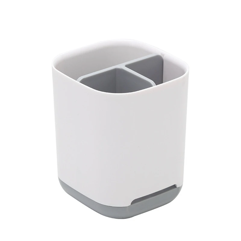 

ABKO-многофункциональная полка-органайзер для ванной комнаты с держателем для зубных щеток — компактное хранилище для душа и посуды для ванной комнаты