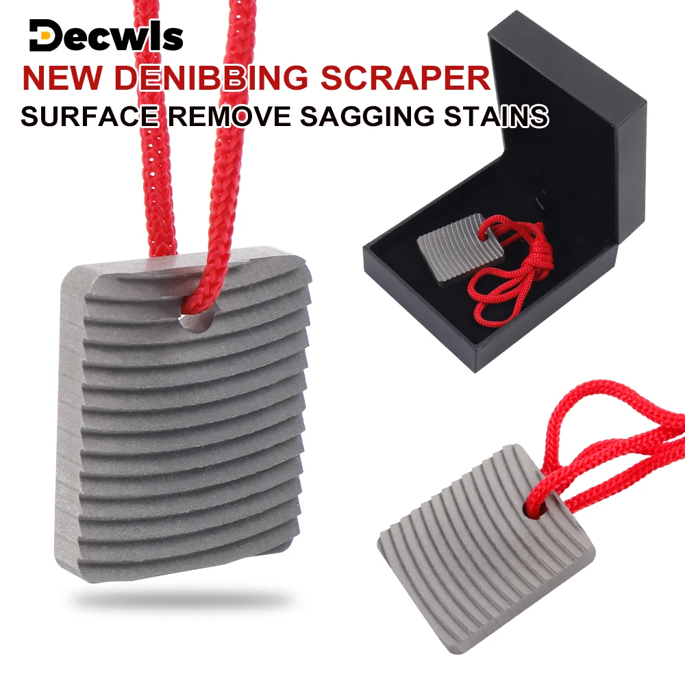 1 Stück Autopolitur-Kratzer Schaber, robuste Entgratungs Klinge mit Schabzähnen, Entfernung von abblätterndem Lack und Flecken, Reparatur von Fahrzeugoberflächen, professionelles Polierwerkzeug