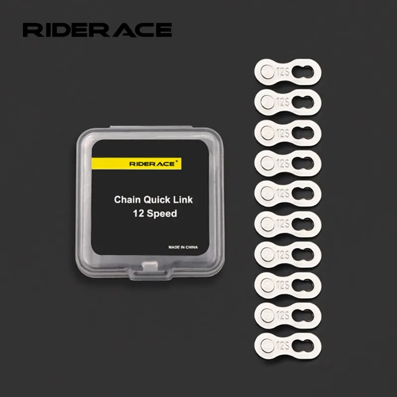 RIDERACE Bicycle Chain Link Connector Joints Magic Buttons 10 11 12 Speed 5 Pairs Road Cycling Mountain Bike Quick Master Links