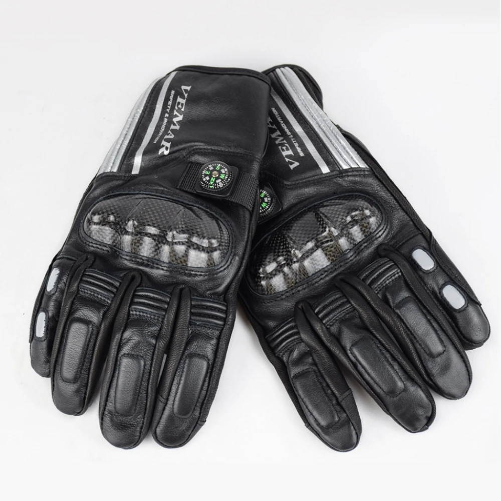 

Winter Motorcycle Gloves Waterproof Windproof Thick Warm Leather Touch Screen Protective Riding Gear for Motorcycle Scooter