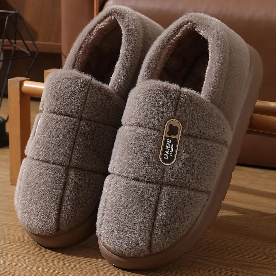 Men's Winter Shoes 2025 Indoors Casual Large-Sized Cheap Shoes Clearance Free Shipping Thermal Insulation Lining Slip-Resistant